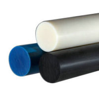 PE-UHMW Rod White Black Blue