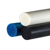 PA 6 (Nylon) Extruded Rod White Black Blue