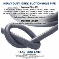 HEAVY DUTY GREY SUCTION HOSE PIPE